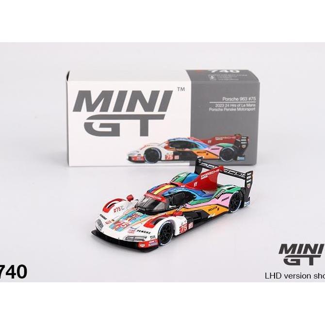 MiniGT 740 - Porsche 963 #75 Porsche Penske Motorsport 2023 24 Hrs of Le Mans - Diecast Mobil Model 