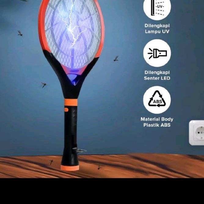 Raket Nyamuk Kenmaster Km Lampu Senter Led Kenmaster Raket Nyamuk Mosquito Killer Km