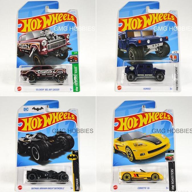 '55 Chevy Bel Air Gasser HW Reverse Rake - Humvee Tactical Response HW First Response - Batman Arkha