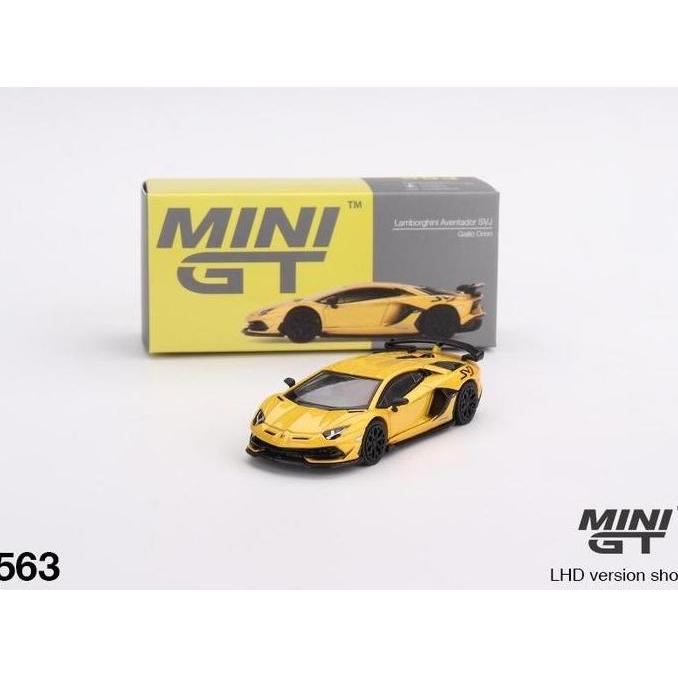 MINIGT 563 Lamborghini Aventador SVJ Giallo Orion Mini GT MGT Diecast
