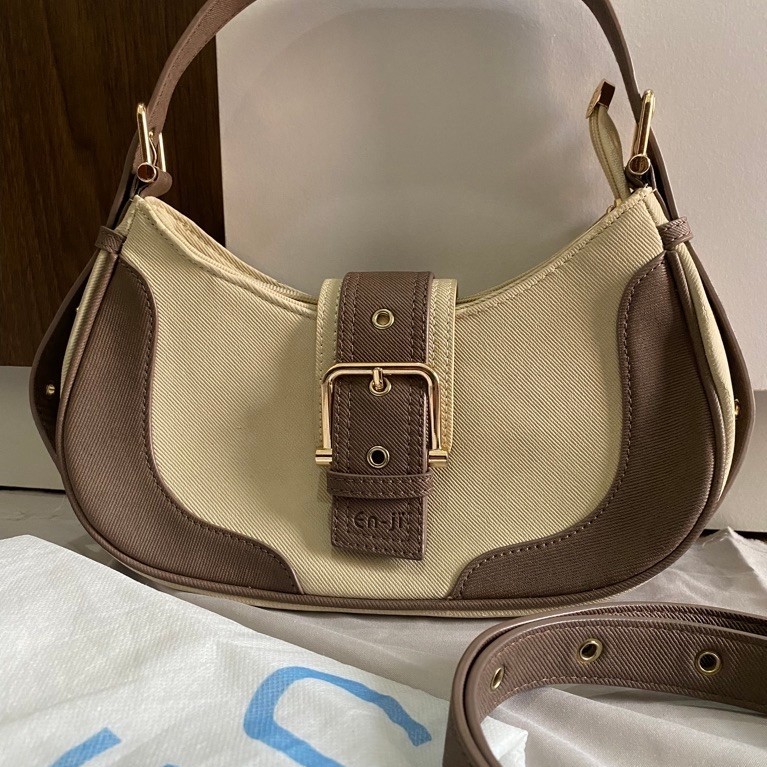 Preloved Original EN-JI Namjin Shoulder Bag Khaki