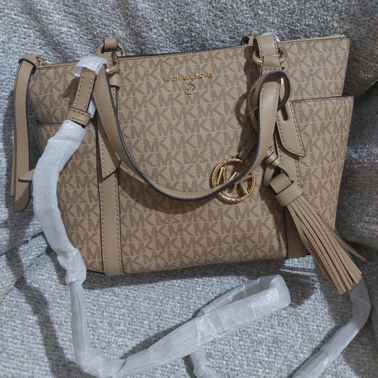 Tas Michael Kors MK Sullivan Small Tote Bag Camel Original USA BNWT