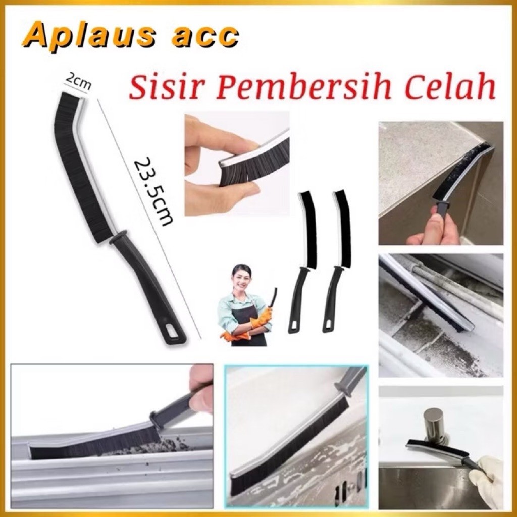 (GROSIRAN) Sikat Pembersih Celah Ubin Sikat Gagang Pembersih Debu Sudut Toilet Dapur Jendela Serbaguna
