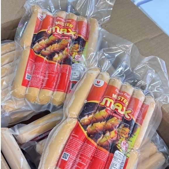 Sosis Bakar Jumbo Mister Max Isi 12 - Sosis Bakar Frozen Food
