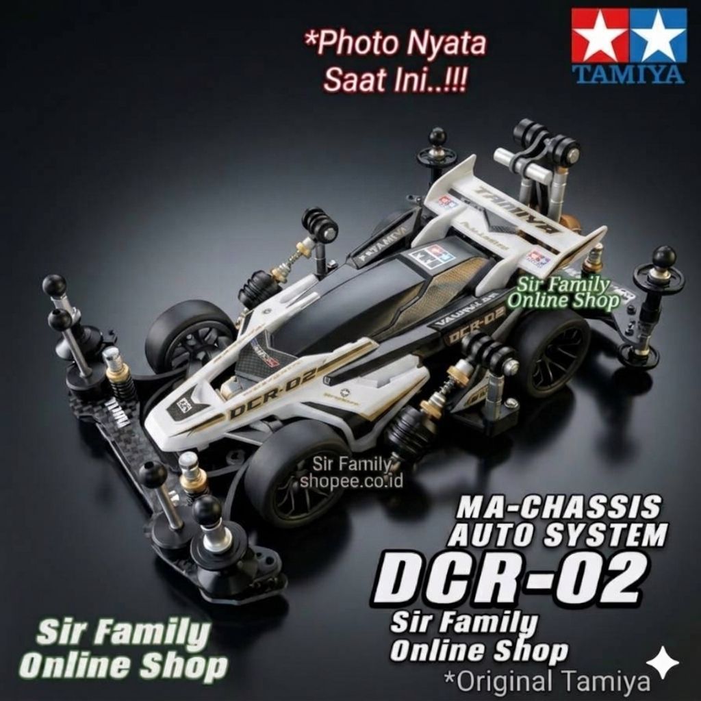 Original Tamiya _ DCR 02 Putih _ BMAX / Side Damper+