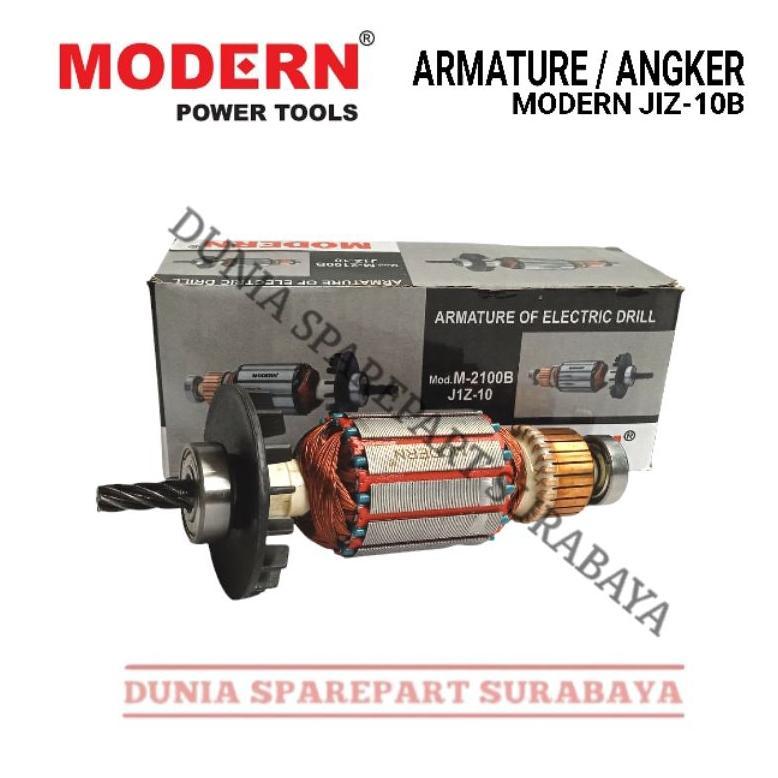 MODERN Armature Mesin Bor 10mm JIZ-10B / J1Z-10B / Angker Dinamo Electric Drill 10 mm JIZ10B / J1Z-1