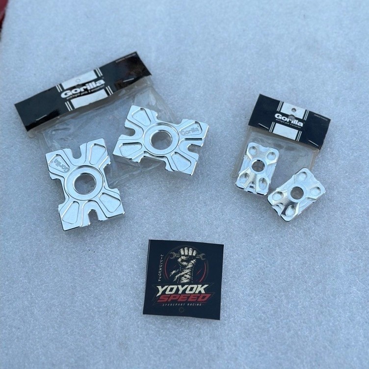 Plat as arm kaze cnc klem as arm kaze plat stelan arm kaze tutup arm kaze cnc almunium gorila