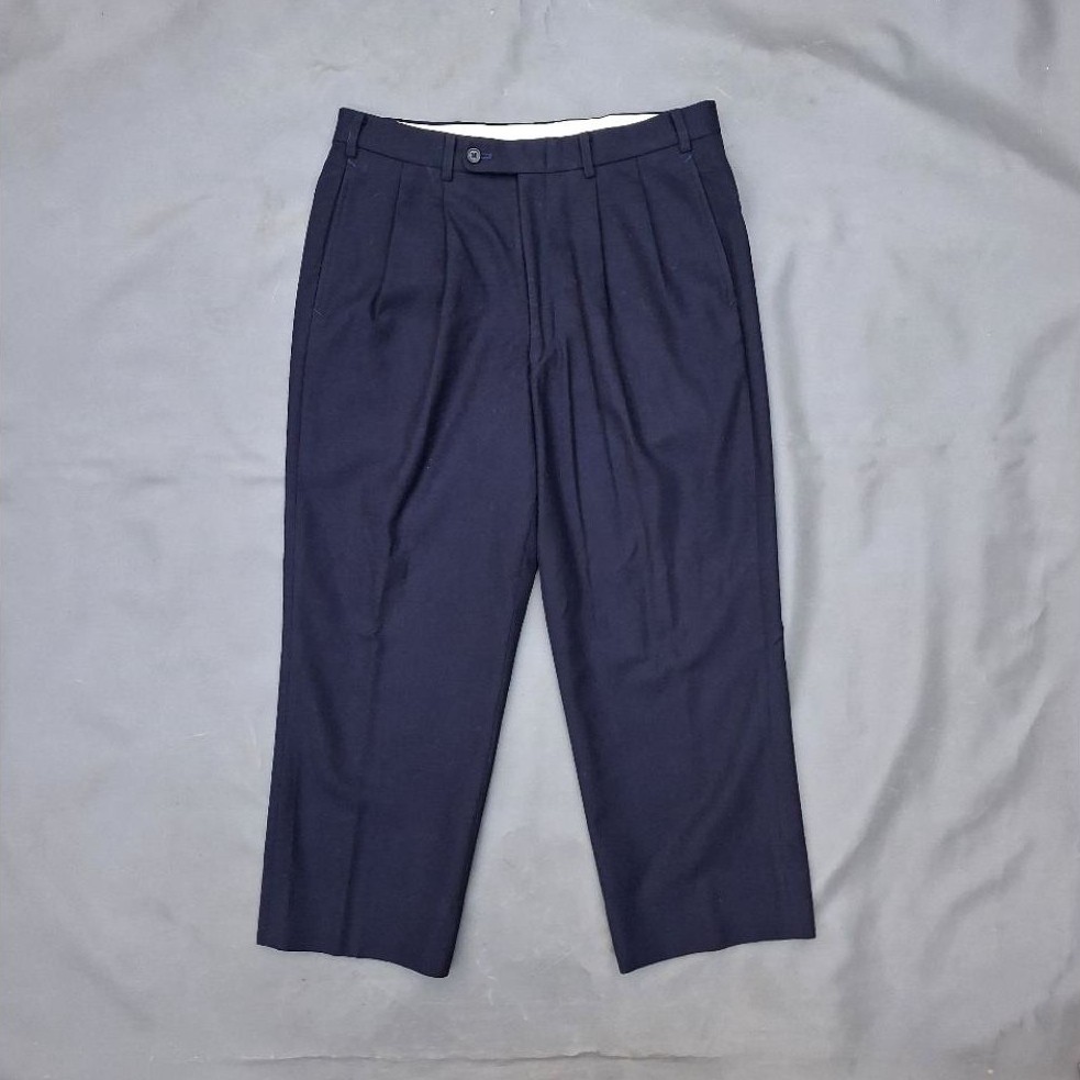 celana kantor preloved pria/celana jas burberrys/celana formal second pria bahan wool/c01