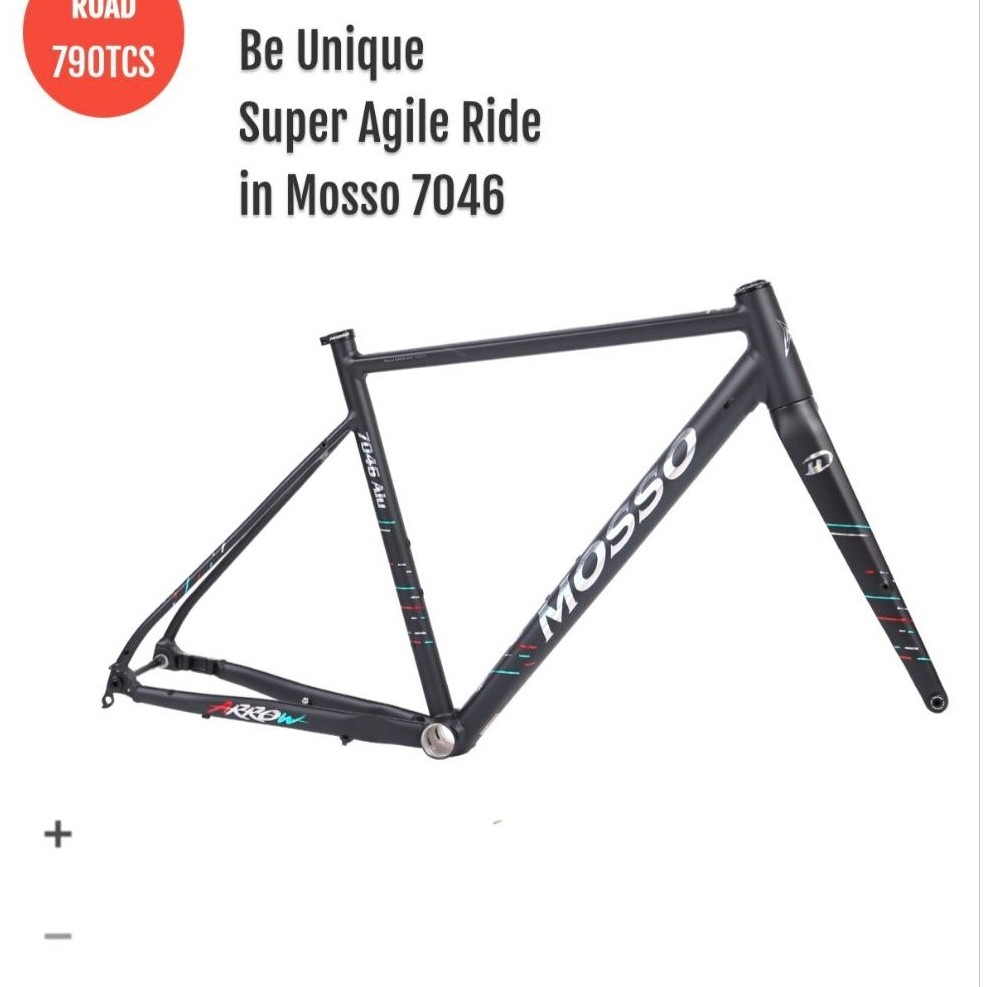 Frame Roadbike MOSSO 790 TCS 700 Silence Dark