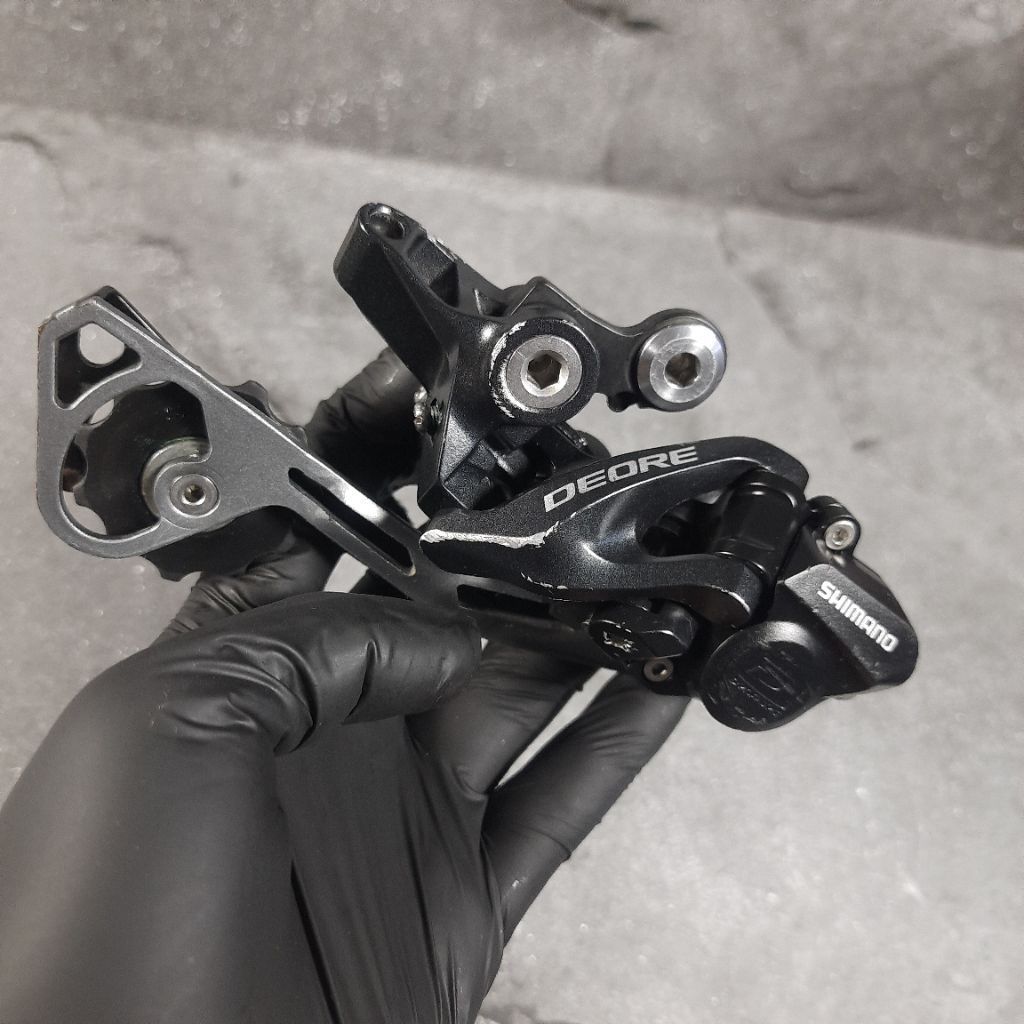 Shimano Deore RD-M615 Rear Derailleur 10 Speed Shadow - RD Shimano Deore M615 Shadow+ 10 Speed