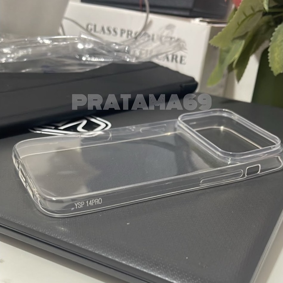 Soft Case untuk Housing Custom IP 14 Pro/Promax to IP 17 P/PM Casing Clear