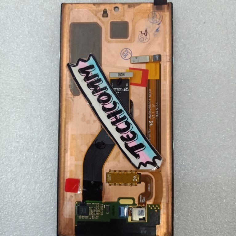 LCD SET TOUCHSCREEN SAMSUNG NOTE 10 SAMSUNG N970 ORIGINAL COPOTAN FINGERPRINT ON