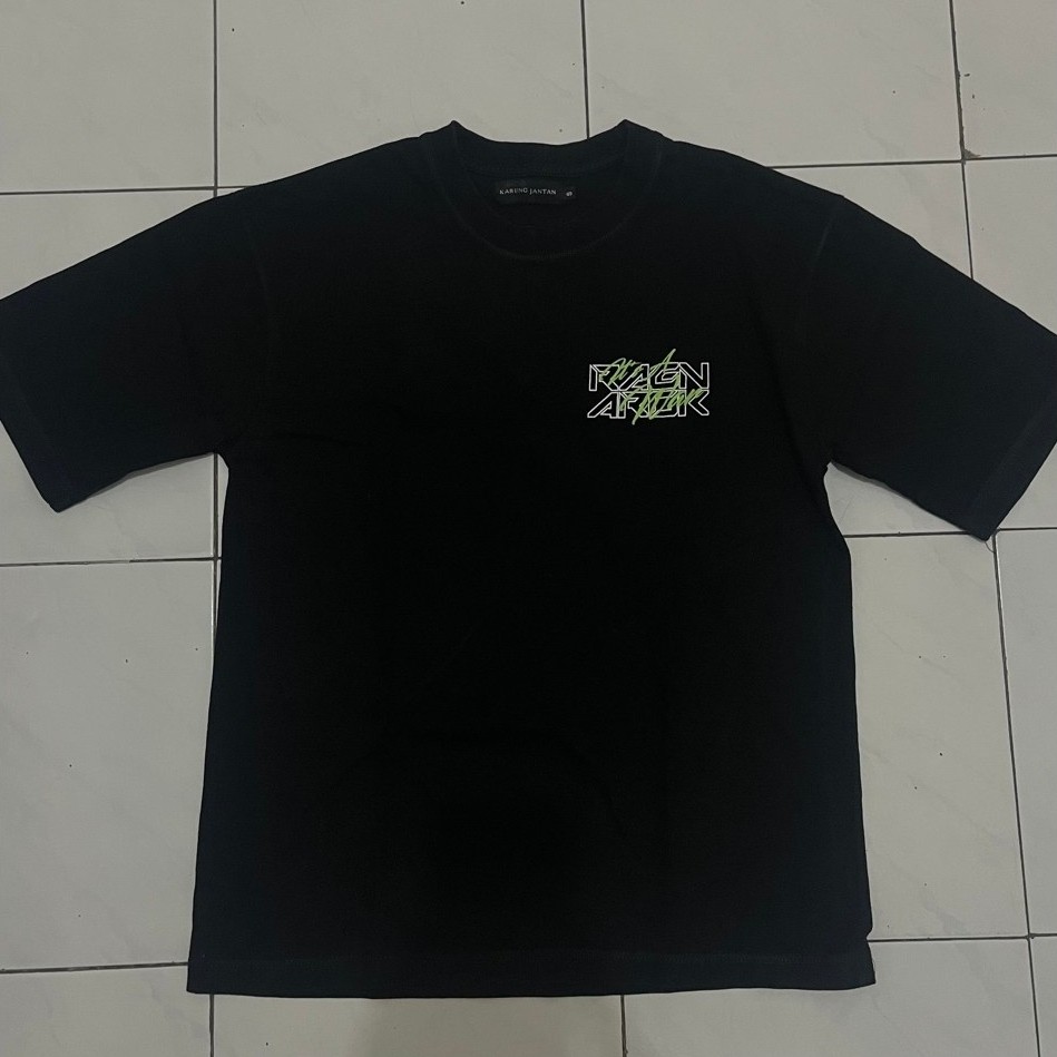 Kaos Hitam Karung Jantan