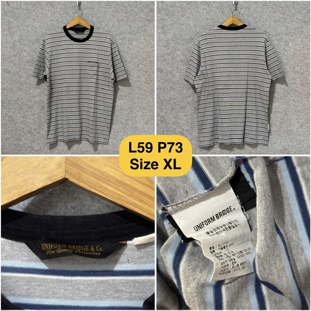 Kaos Uniform Bridge & Co. Abu Original
