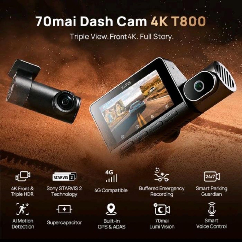 Dashcam 70Mai T800