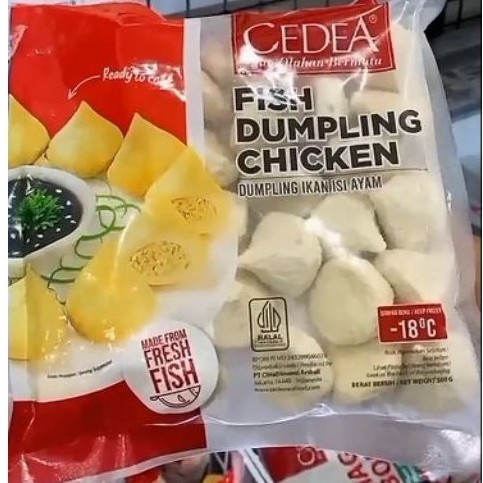 cedea dumpling ayam & dumpling keju 500gr