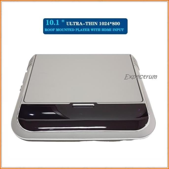 Tv plafon Mobil / Roof 10.1" IPS Screen, Universal Slim. HDMI & MMC