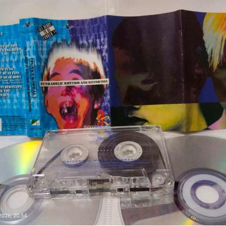 kaset pita FUNKY KOPRAL funkadelic rhythm distortion