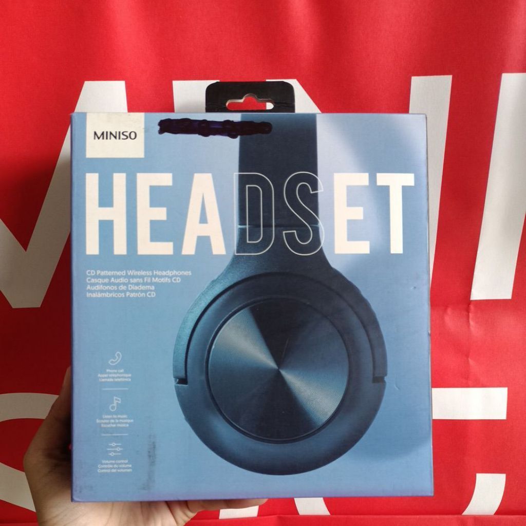 MINISO Headset Bluetooth Headphone Wireless