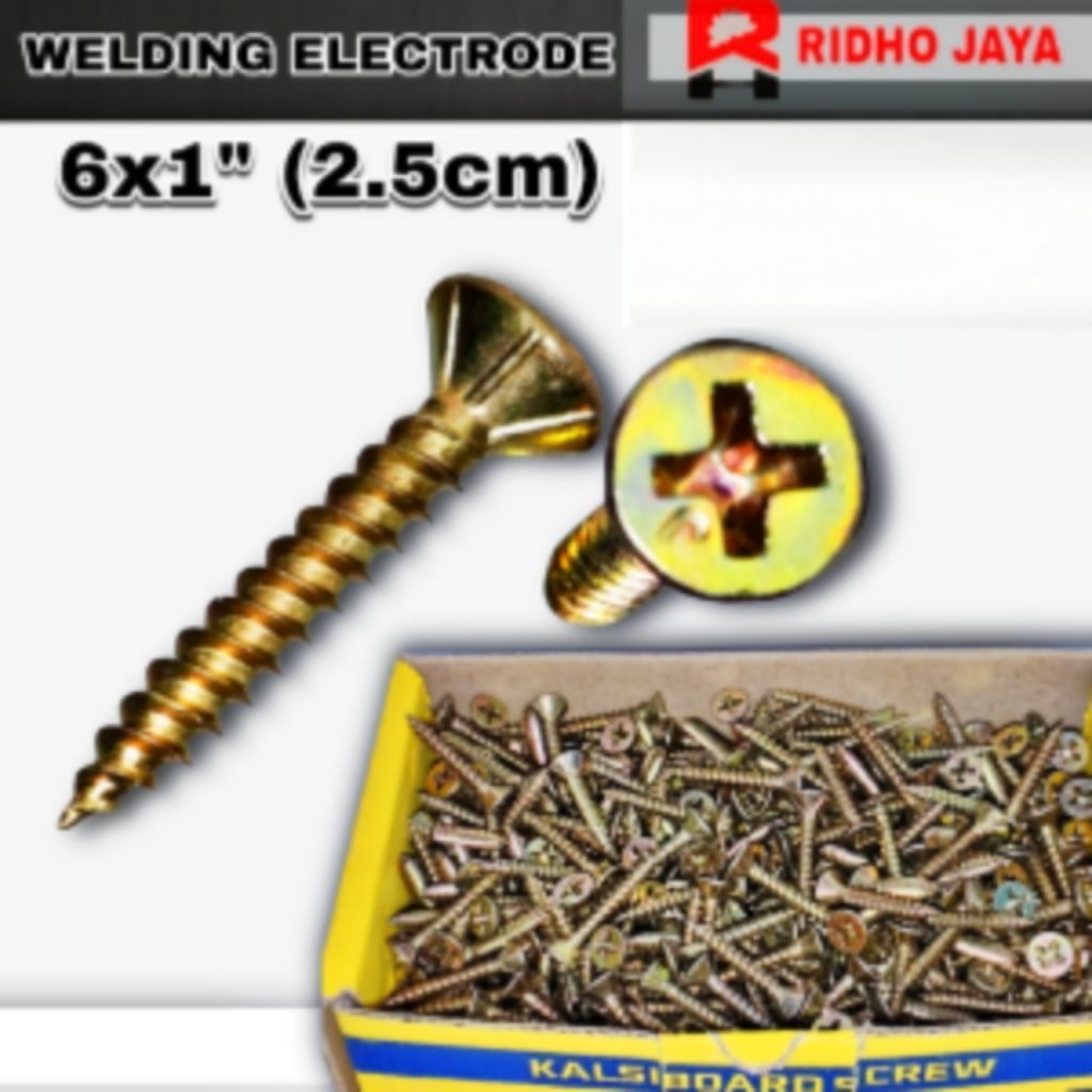 [Per 1000 PCS] Sekrup GRC Camel / Sekrup Gipsum / Sekrup Kuning GRC Kalsi Calciboard 3/4”