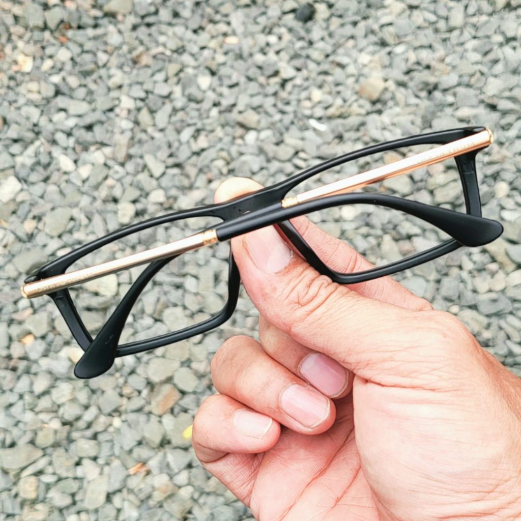 Kacamata Plus Full Baca/ Engkel Frame Elegan MO154 Anti Radiasi Blueray Photocromic Bluecromic