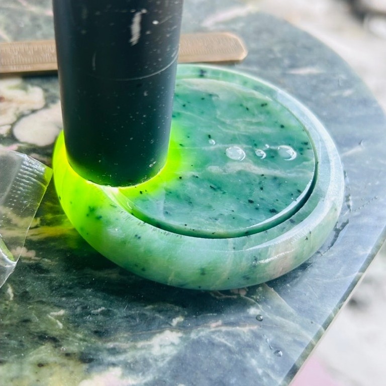 Gelang banggle Giok Aceh Nephrite jade