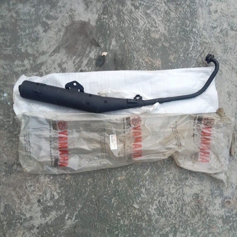 Muffler knalpot Jupiter MX 135 lama old 1S7-E4703-10
