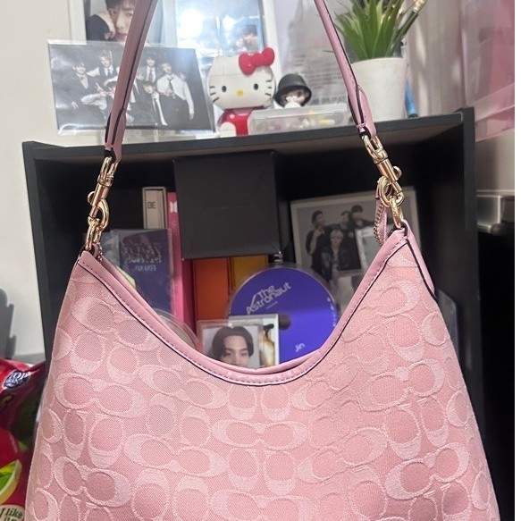 Preloved Coach Laurel Shoulder Bag Signature Denim Bag