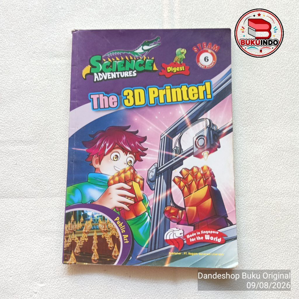 Science Adventures Digest 6 The 3D Printer _ oleh penerbit PT. Ragam Generasi Literatur Inggris buku