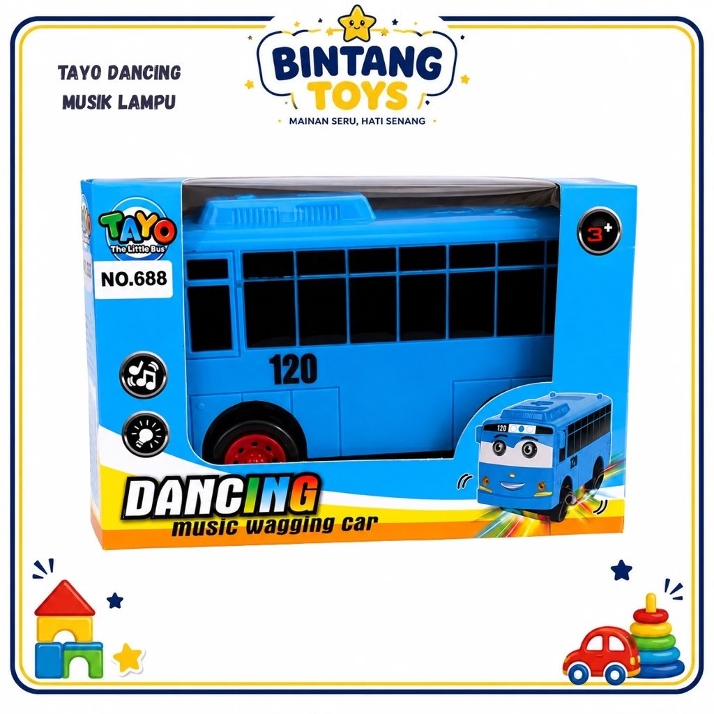 BT- Mainan Anak Bus Tayo Dancing / Tayo Oleng