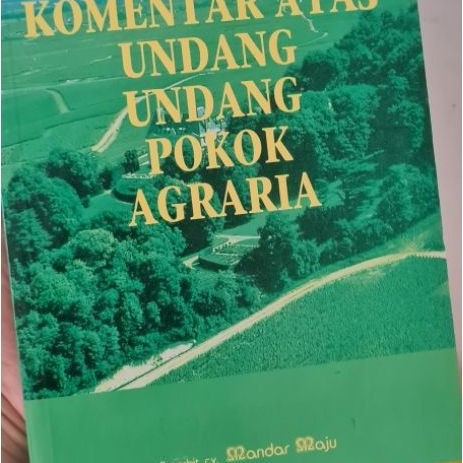 PRELOVED BUKU KOMENTAR ATAS UNDANG UNDANG POKOK AGRARIA