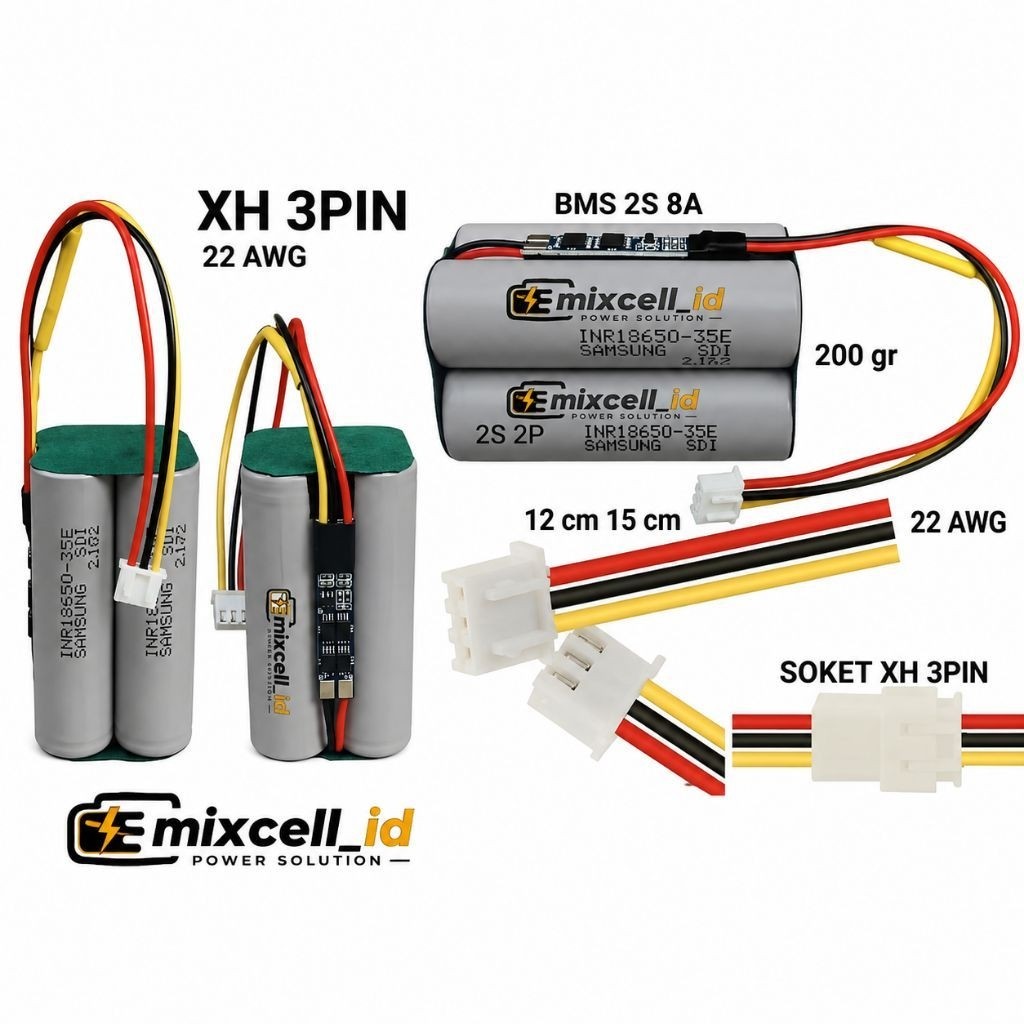batrai sepiker eggel elit xl 2 s eggel elit xl 4500 mah LG,NCR,CGR kapasitas ril per cel 2300mah
