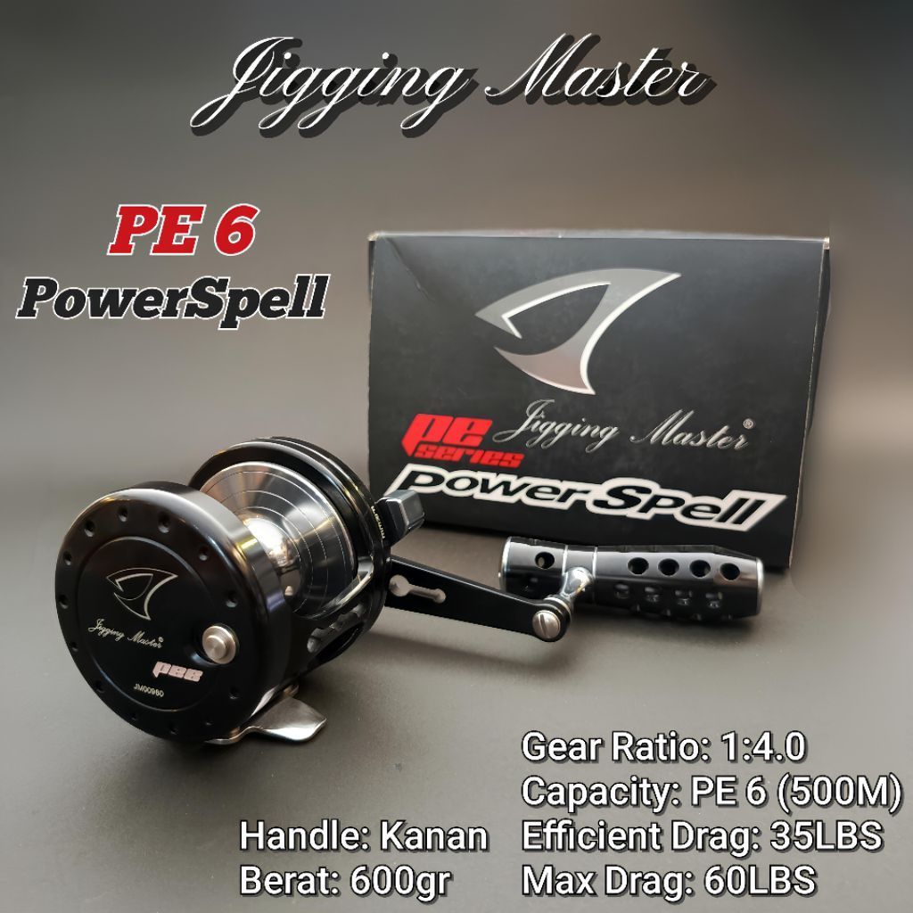 REEL PANCING - JIGGING MASTER POWER SPELL PE 6