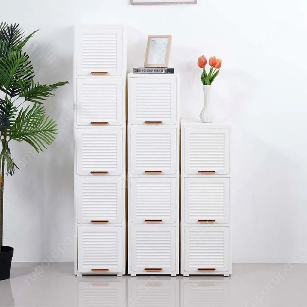 Informa Drawer Finny Laci Putih Aesthetic Plastik