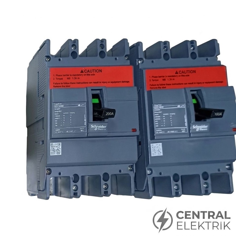 Mccb Breaker Schneider EZCN200F 125A 160A 150A  200A