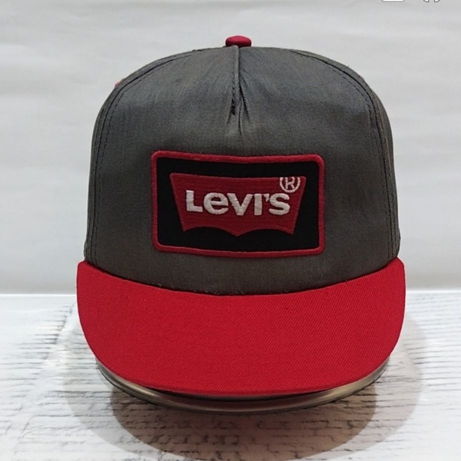 Topi Levi's Levis 2tone Ballcap Visor pendek Authentic Ori 2nd