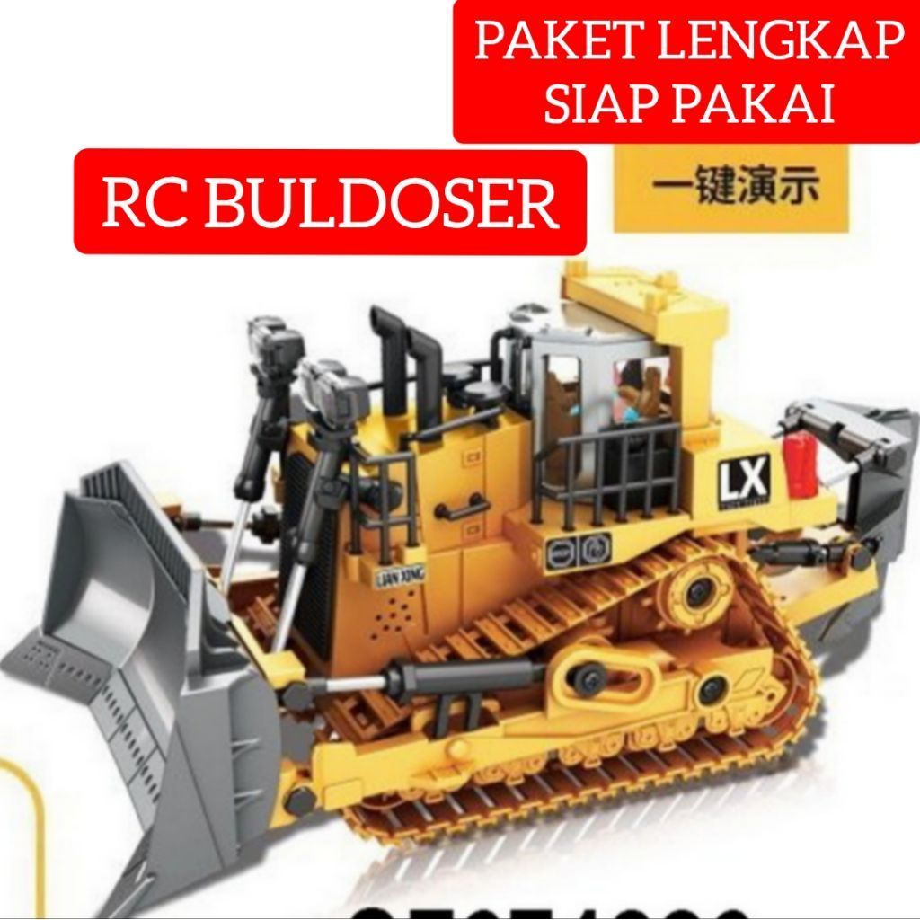 RC BULDOZER MAINAN ALAT ALAT BERAT