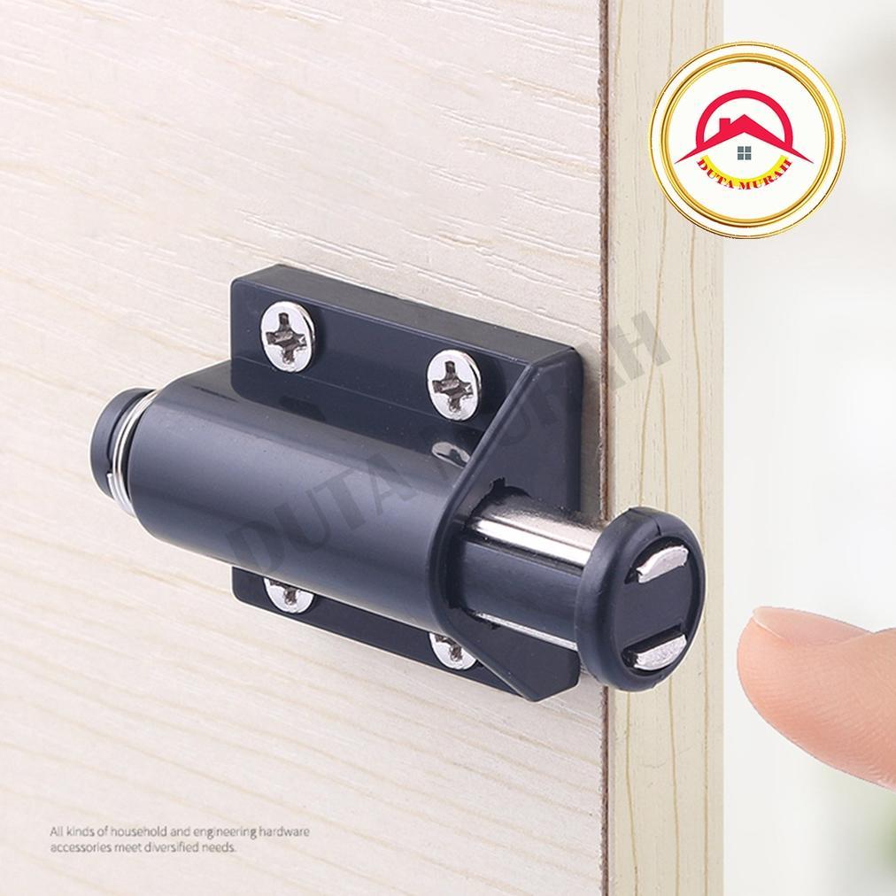 Engsel Kaca Jepit Magnet Double Push Open Pintu Kaca