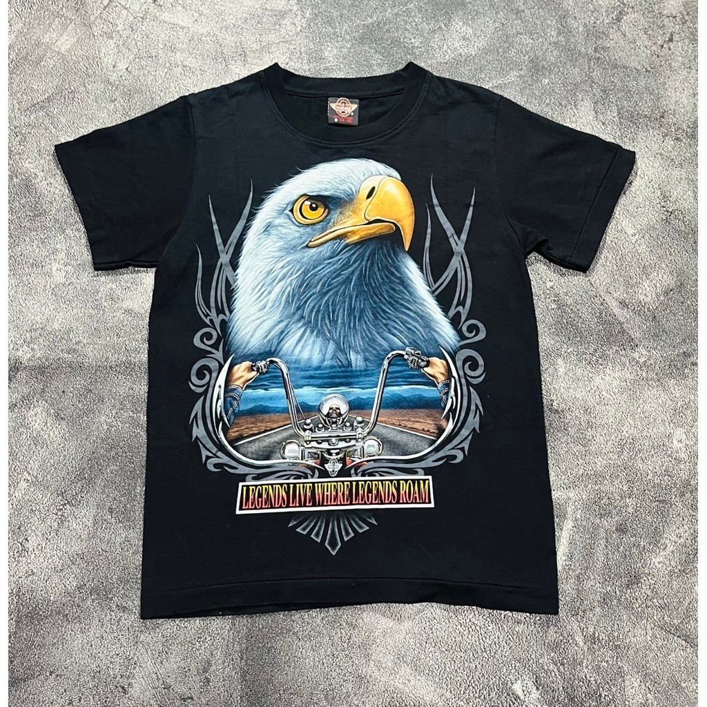 KAOS ROCK EAGLE MOTORCYCLE LEGEND LIVE WHERE LEGENDS ROAM