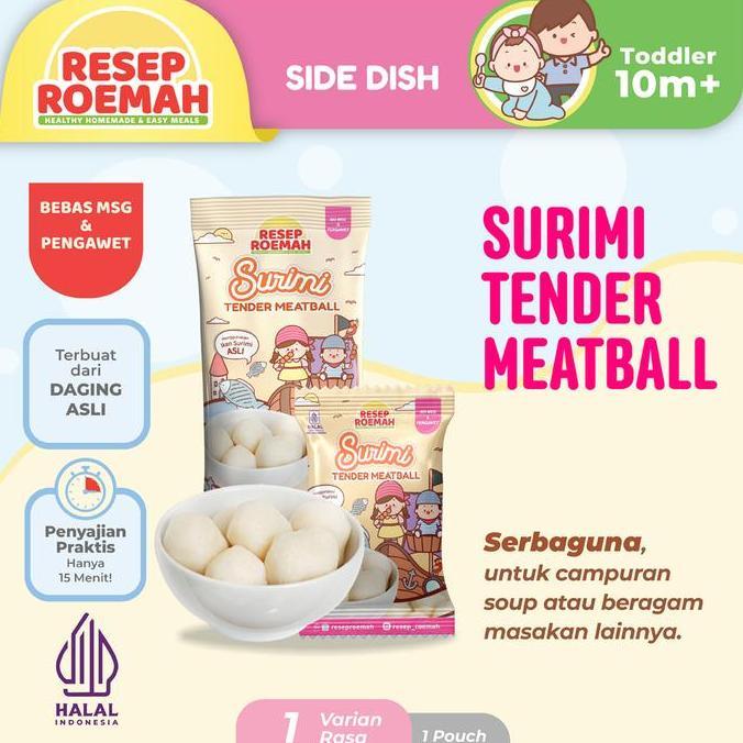 Fix- Resep Roemah Surimi Fish Tender Meatball / Bakso Ikan Surimi / Toddler