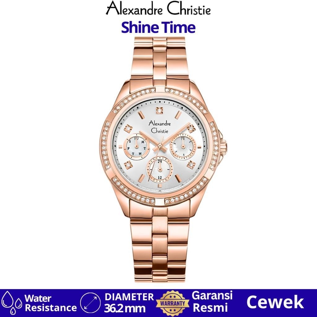 Jam Tangan Wanita Alexandre Christie Ac 2947 BFBRGSL