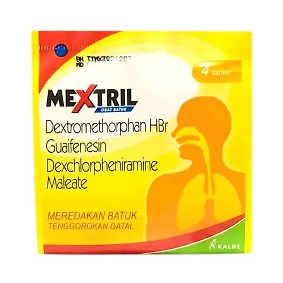 Tablet Mextril 4 Tablet (5 Strip) - Meredakan Batuk dengan Efektif