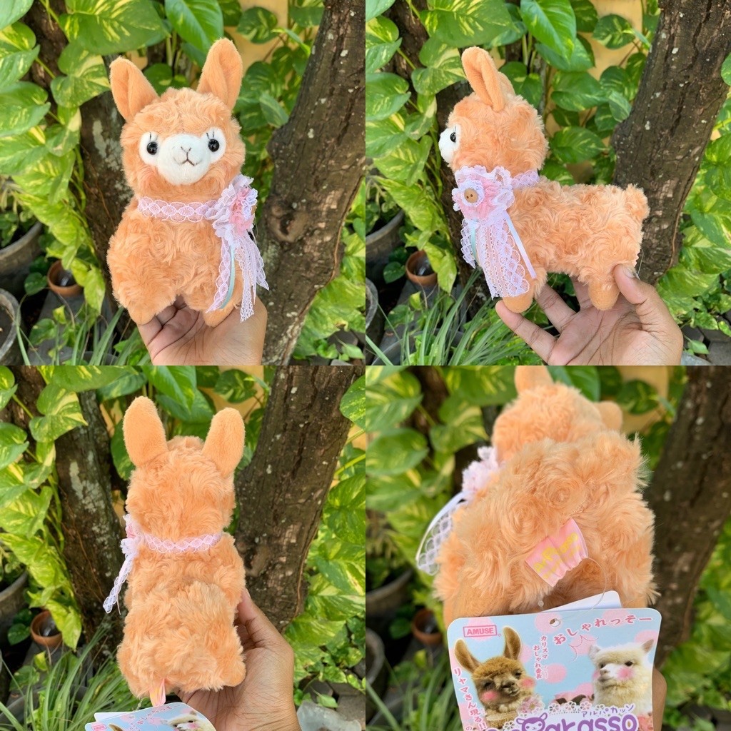 Amuse Alpacasso Plush Mascot - Fashionable Lace Collar Series