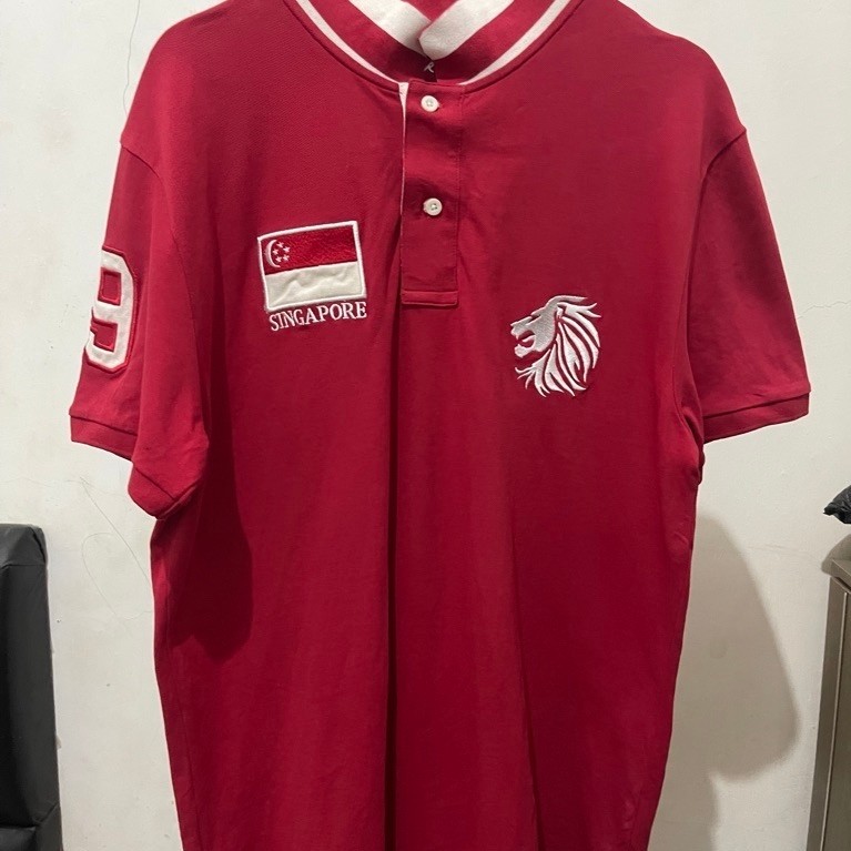 Preloved Kaos Kerah Giordano SGP