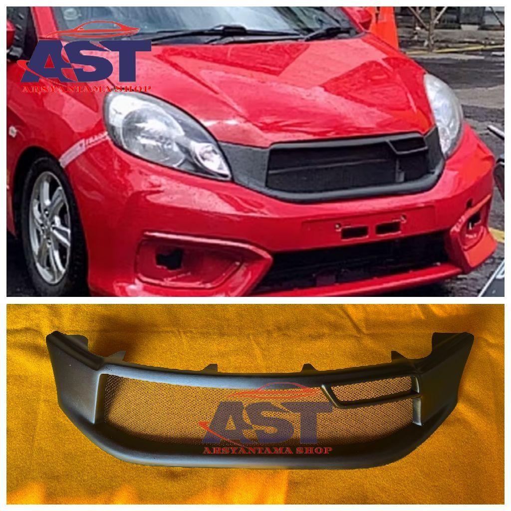 Grill Brio Satya tahun 2016 2017 model jaring sporty variasi grill Brio RS 2017