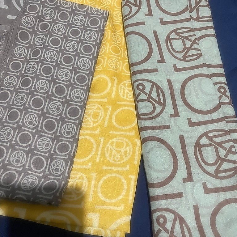 Preloved RiaMiranda Monogram Scarf Dekade Series