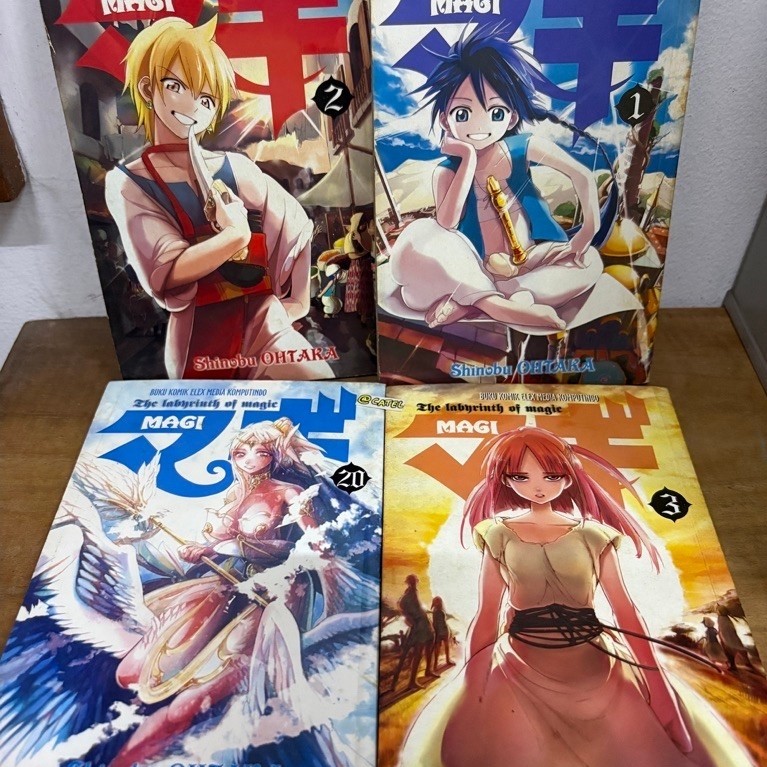 Komik Magi The Labyrinth of Magic 1, 2, 3, 20 SET Kolpri