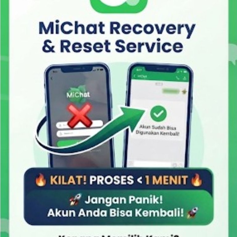 Jasa Buka Akun MiChat Terkena Banned / Blokir & Pemulihan Akun Cepat
