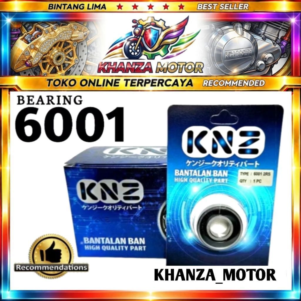BEARING LAHER KNZ 6001 2RS PRESS/BEARING 6001/KLAHAR 6001/LAHAR 6001
