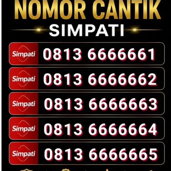NOMER CANTIK PILIHAN TELKOMSEL 11 DIGIT 3GB NASIONAL